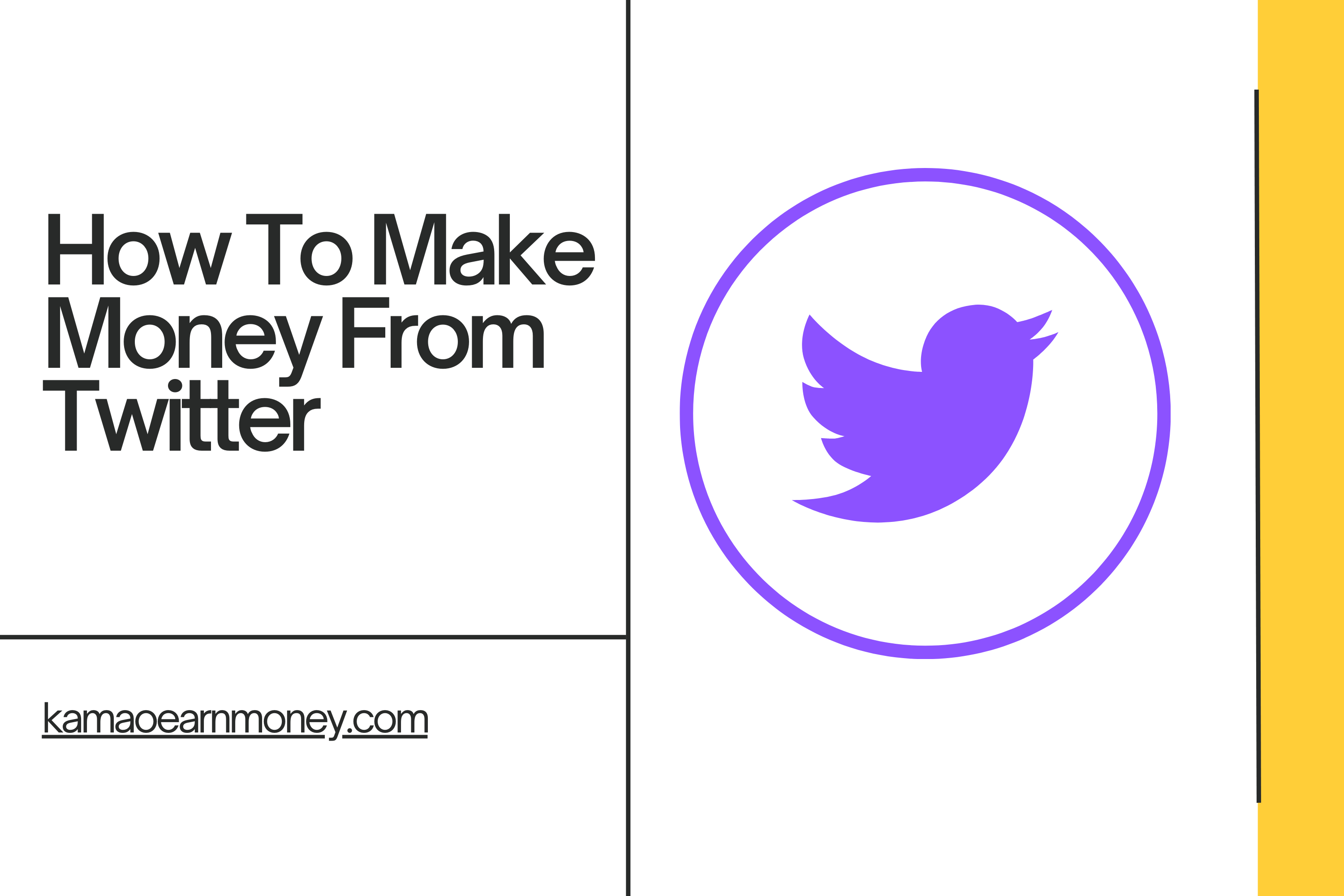 How To Make Money From Twitter